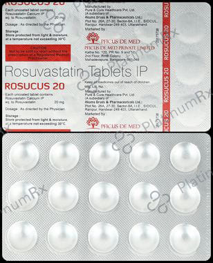 Rosucus 20mg Tablet 15s