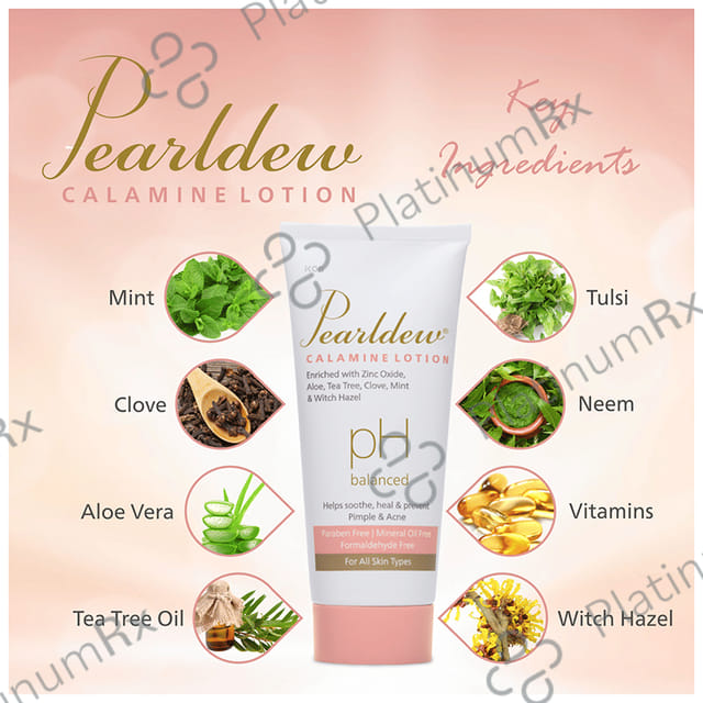 Pearldew Calamine Lotion (100ml Each) 3 Tubes