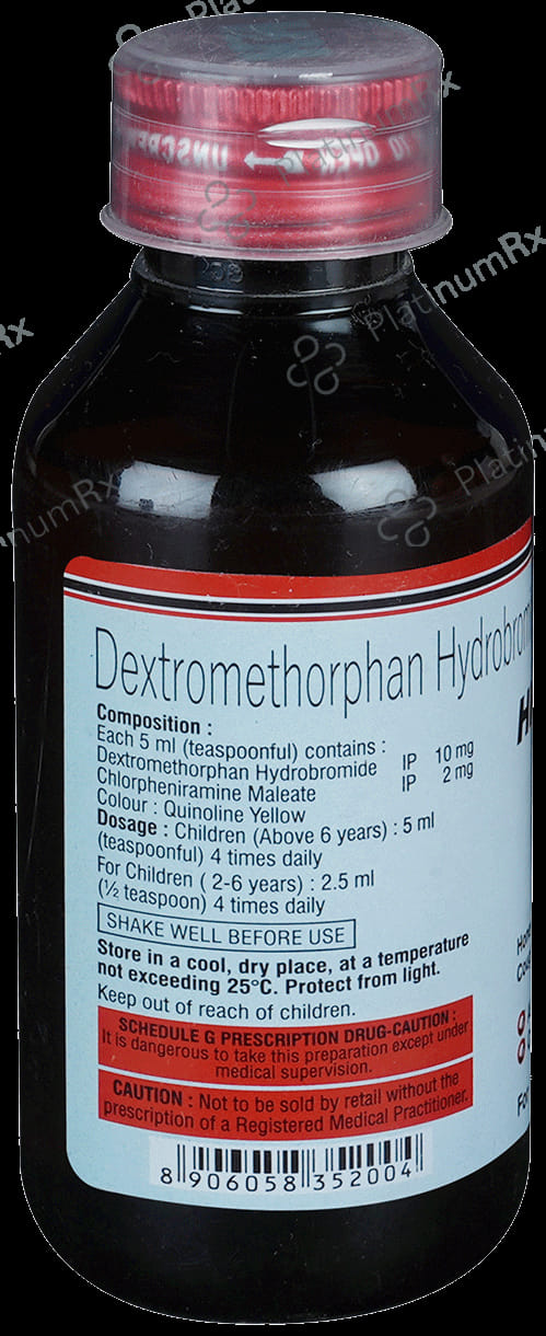 HH Linctus Junior Syrup Alcohol Free