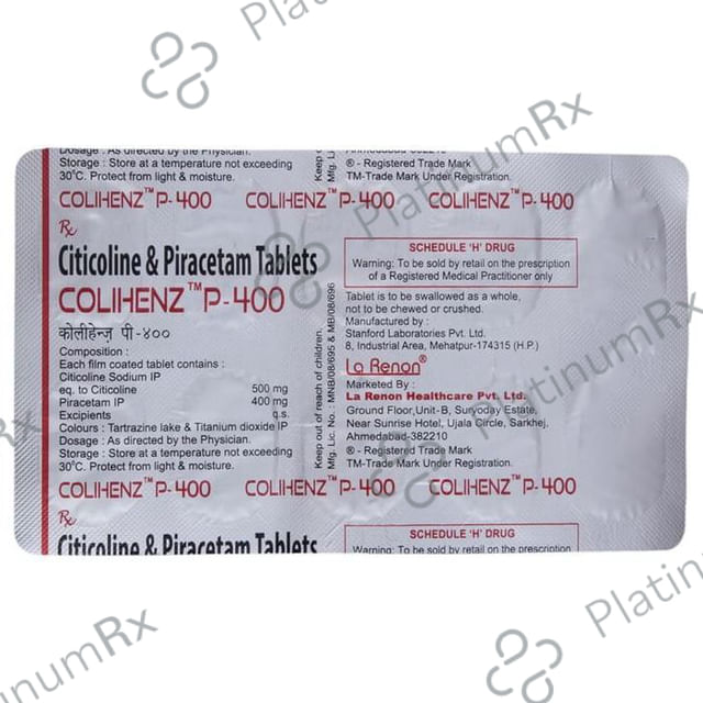 Colihenz P 500/400mg Tablet 10s