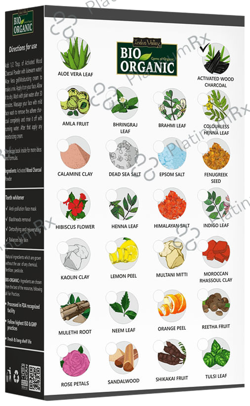 Indus Valley Bio Organic Activated Charcoal Powder