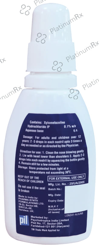 PIL Nasopil Adult Nasal Drops 10ml