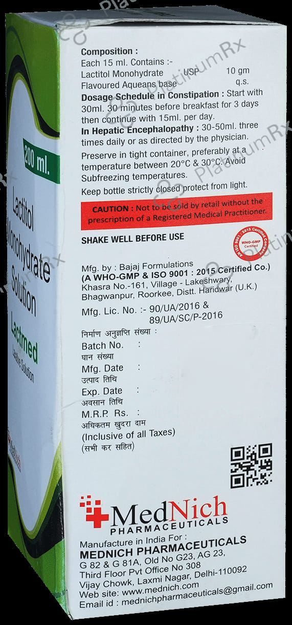 Lactmed Laxative Oral Solution