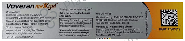 Voveran Max 2.32% Gel 30gm