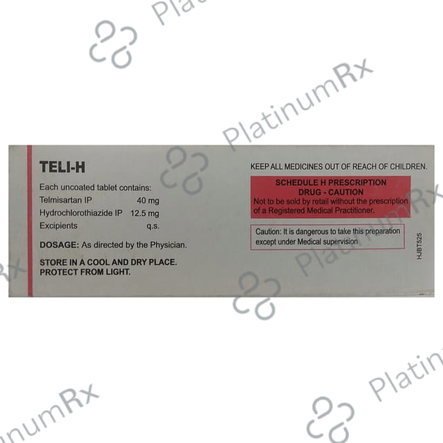 Teli H 12.5/40mg Tablet 10s