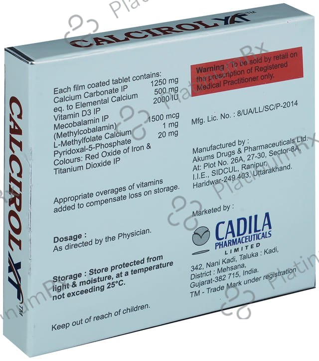 Calcirol XT Tablet 15s