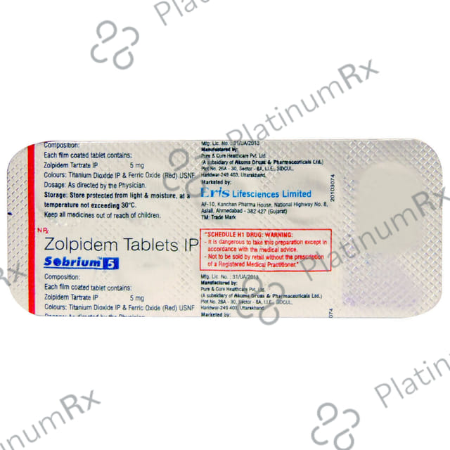 Sobrium 5mg Tablet