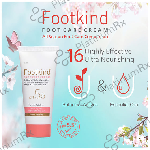 Footkind pH Balanced Foot Care Cream (60gm Each) 2 Tube