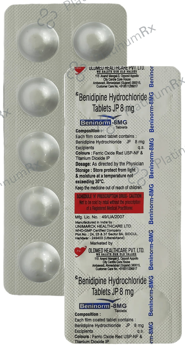 Beninorm 8mg Tablet 10s