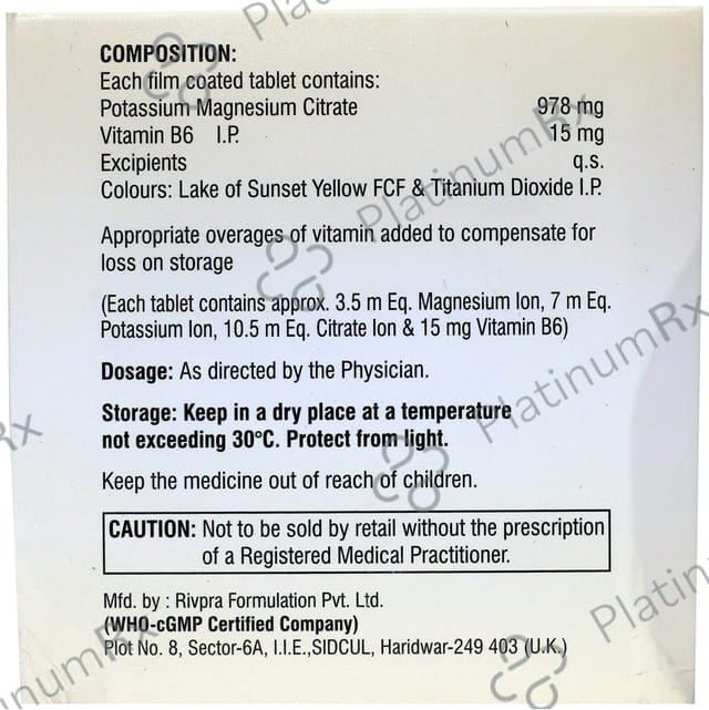 Cotrate B6 978/15mg Tablet 10s