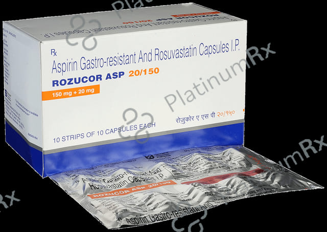 Rozucor ASP 20/150mg Capsule 10s
