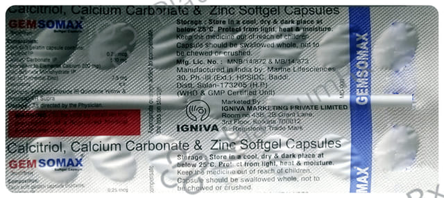 Gemsomax Softgel Capsule 15s