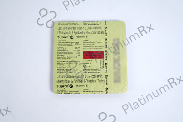 Supral XT Tablet 15s