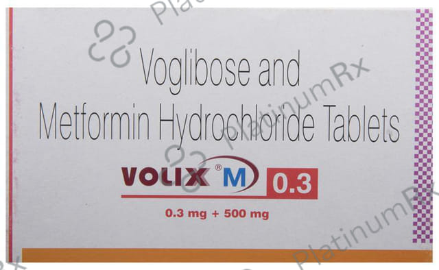 Volix M 0.3/500mg Tablet 10s