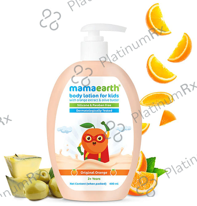 Mamaearth Original Orange Body Lotion for Kids 2+ Years