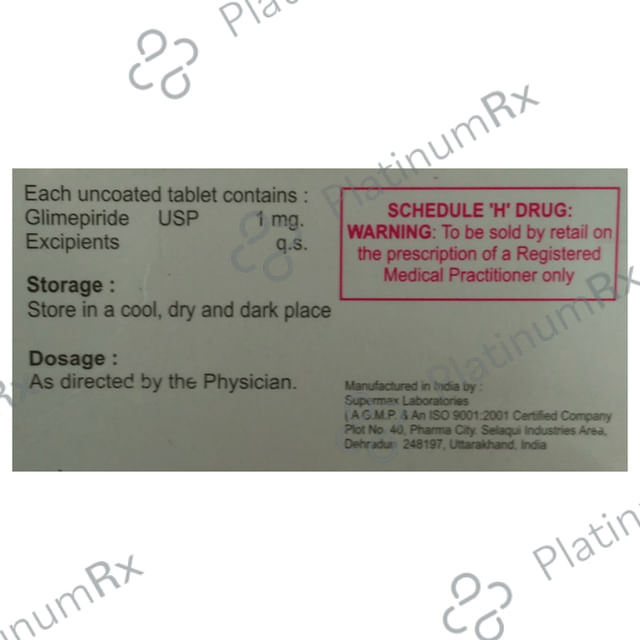 Xanapride 1mg Tablet 10s