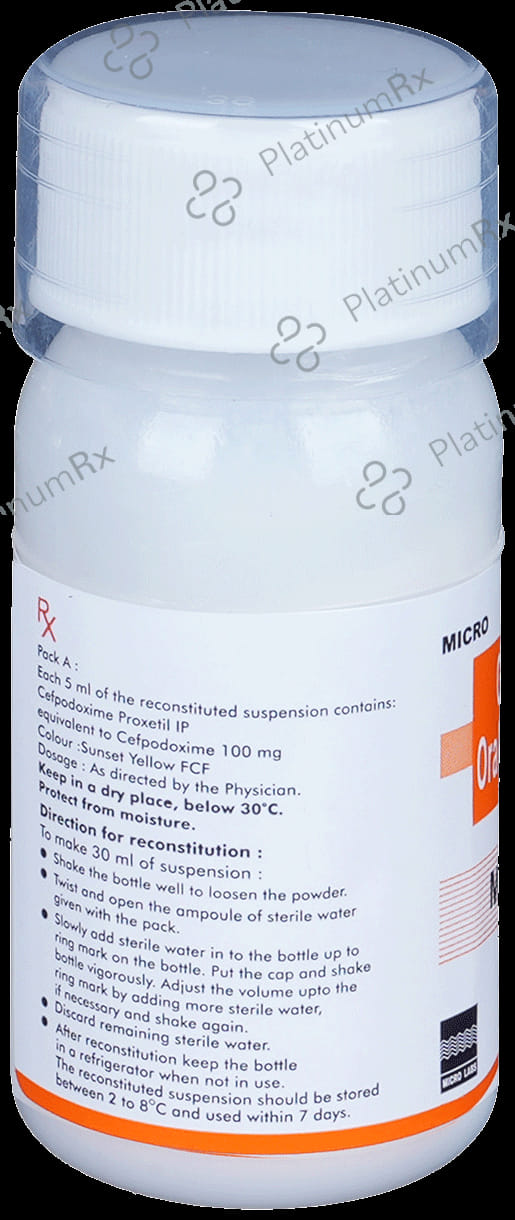 Microcef 100mg Oral Suspension 30ml