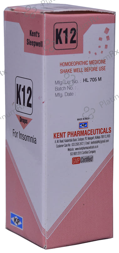 Kent's K12 Insomnia Oral Drops