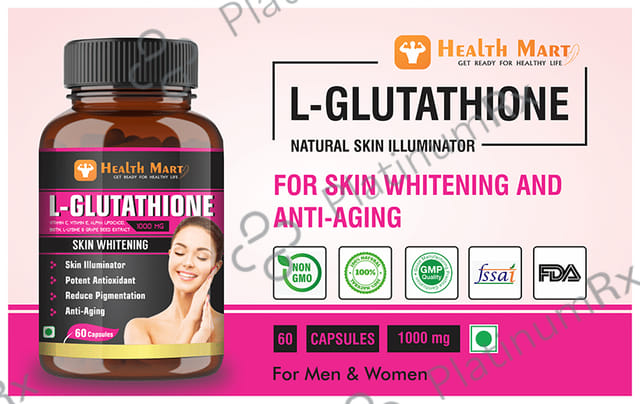 Health Mart L-Glutathione 1000mg Capsule