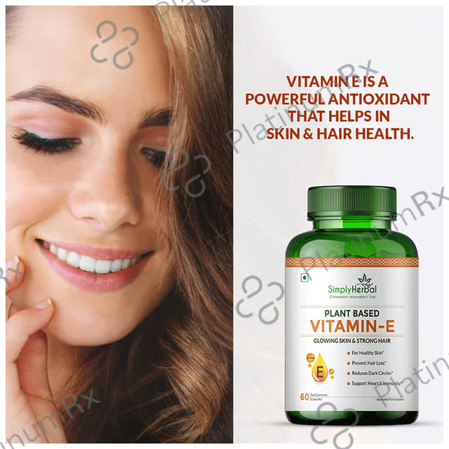 Simply 200mg Herbal Vitamin E Capsule 60s
