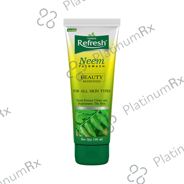 Refresh Neem Face Wash (100ml Each) 1 Tube