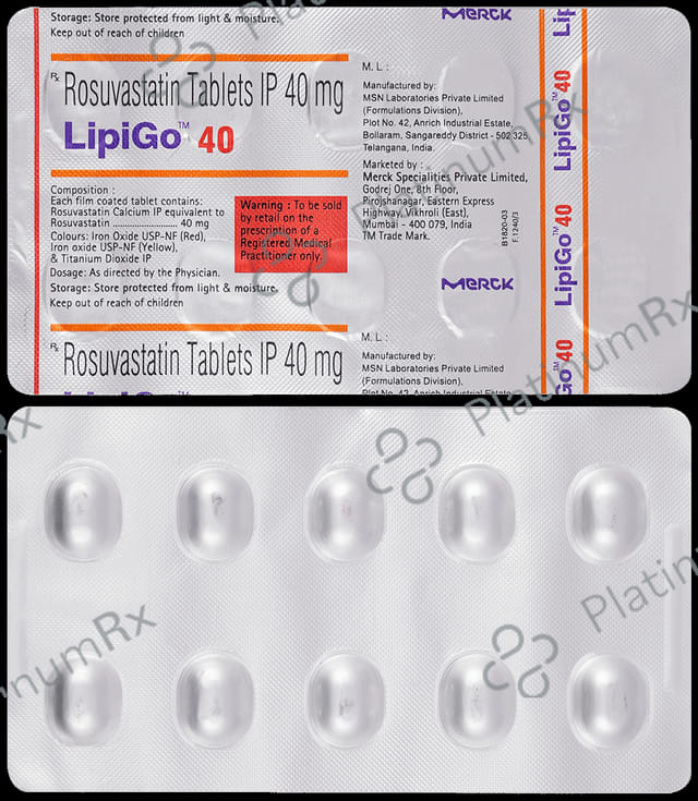 Lipigo 40mg Tablet 10s