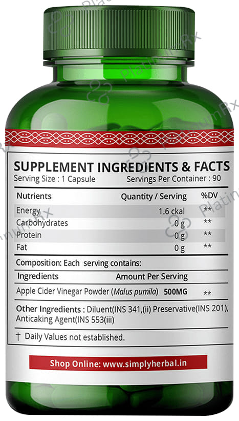 Simply Herbal Apple Cider Vinegar Capsule
