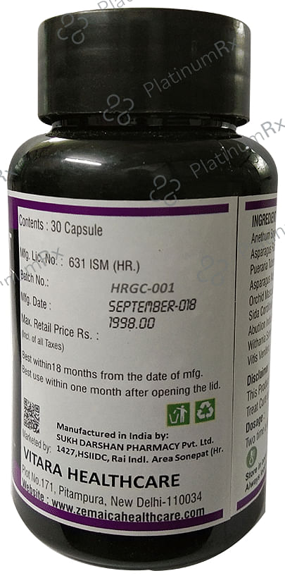 Vitara Healthcare Hite Right Grow Herbal Capsule