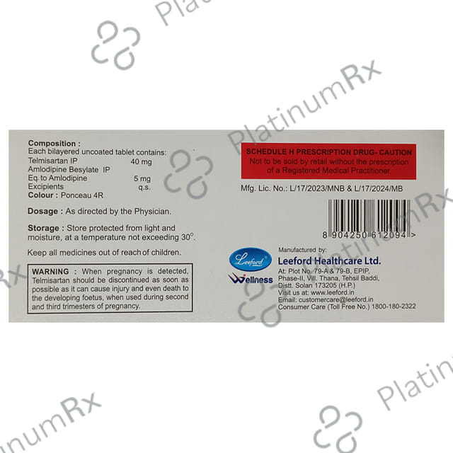 Telvilite AM 40 Tablet