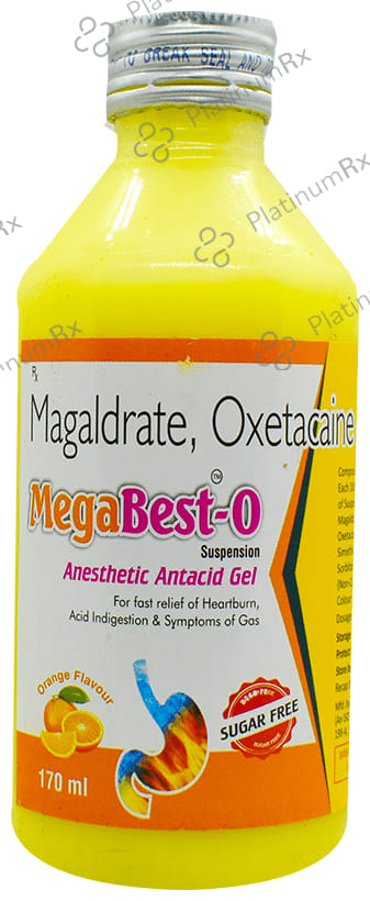 Megabest-O Oral Suspension Orange Sugar Free