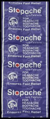Stopache 500/50mg Tablet 10s