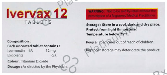 Ivervax 12mg Tablet 10s