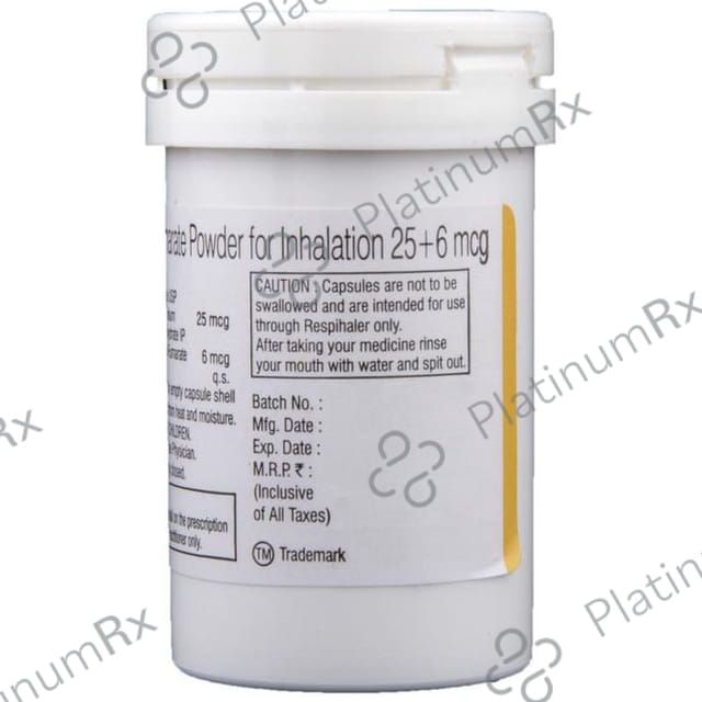 Forglyn 6mcg/0.025mg Respicap 10s