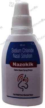 Nazokik Saline Nasal Spray/Drops