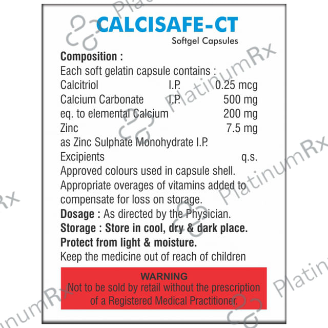 Calcisafe-CT Softgel Capsule