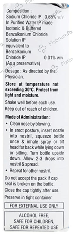 Maxtra S 0.65% Nasal Solution 20ml