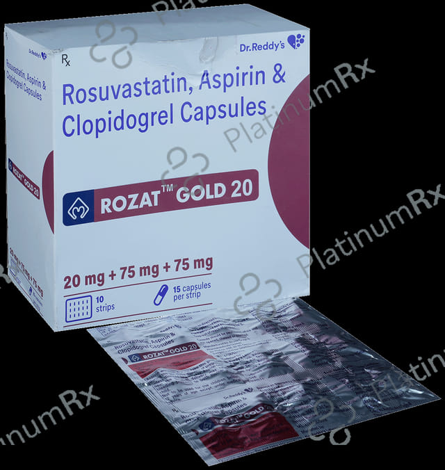 Rozat Gold 20/75/75mg Capsule 15s