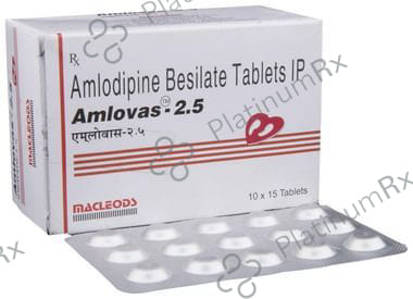 Amlovas 2.5mg Tablet 15s