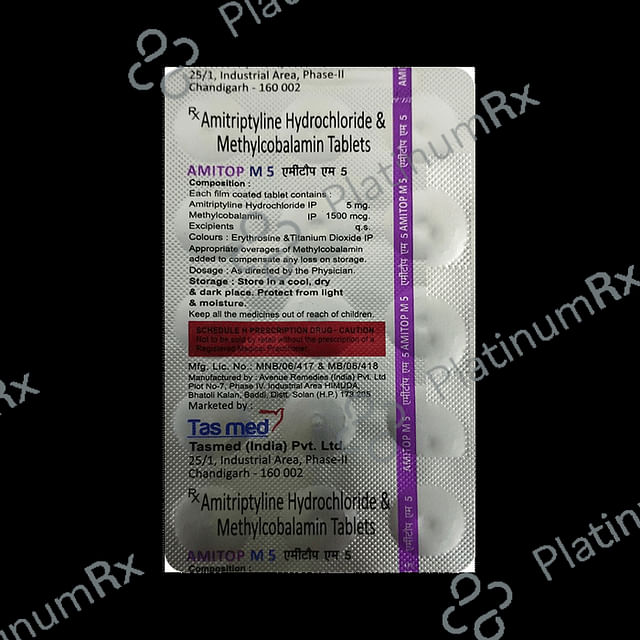 Amitop M 5/1.5mg Tablet 15s