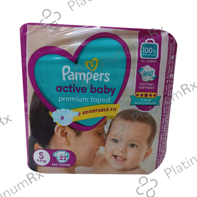 Pampers Active Baby Comfortable Diaper Small 22s
