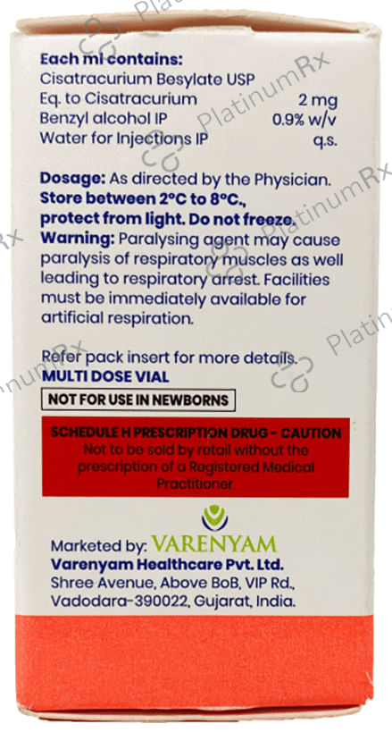 Cis-Atrabloc 20 Injection