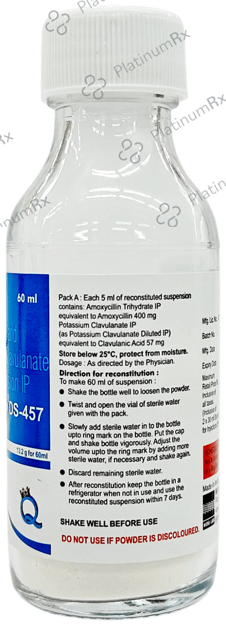 Bactoclav DS 457mg Dry Syrup 60ml