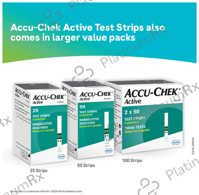 Accu Chek Active Test Strip (Only Strips) 10s