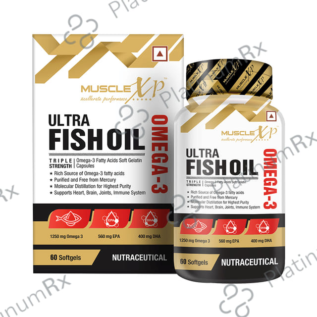 MuscleXP Ultra Fish Oil Omega 3 Triple Strength Capsule 60s
