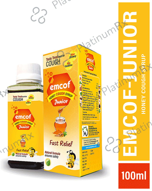 Medopharm Wellness Emcof Herbal Cough Syrup for Kids