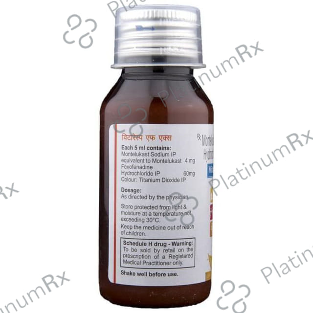 Vitaresp FX 60/4mg Suspension 60ml