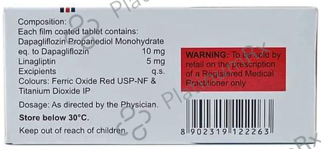 Dapagza L 10mg/5mg Tablet