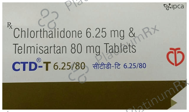 CTD T 6.25/80mg Tablet 15s