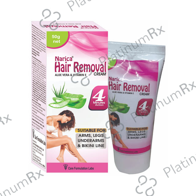 Narica Hair Removal Cream (50gm Each) Aloe Vera & Vitamin E