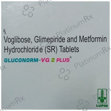 Gluconorm VG 2 Plus 2/500/0.3mg Tablet SR 15s